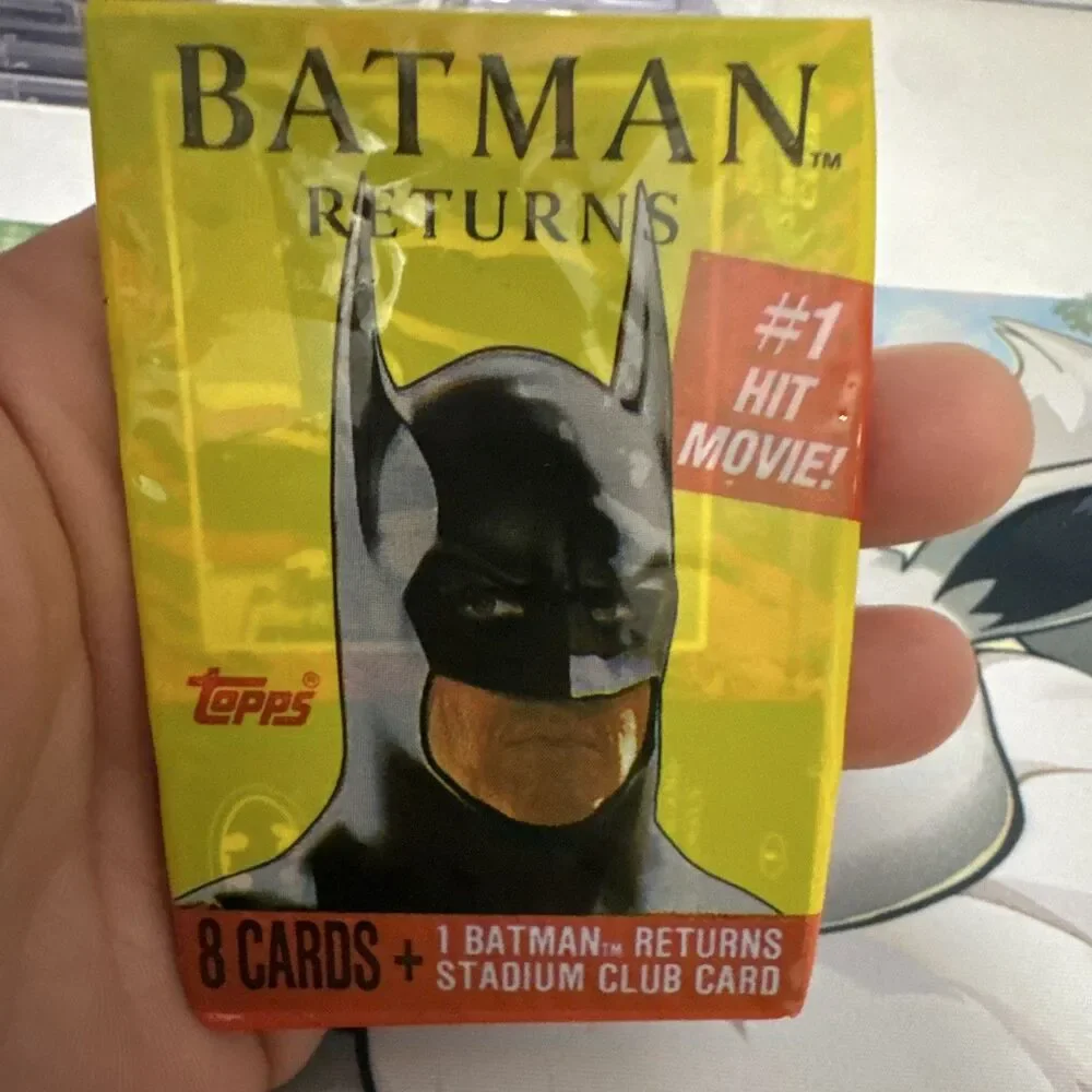 2 Topps DC Batman Returns Sealed Trading Card Packs 8 Cards 1991